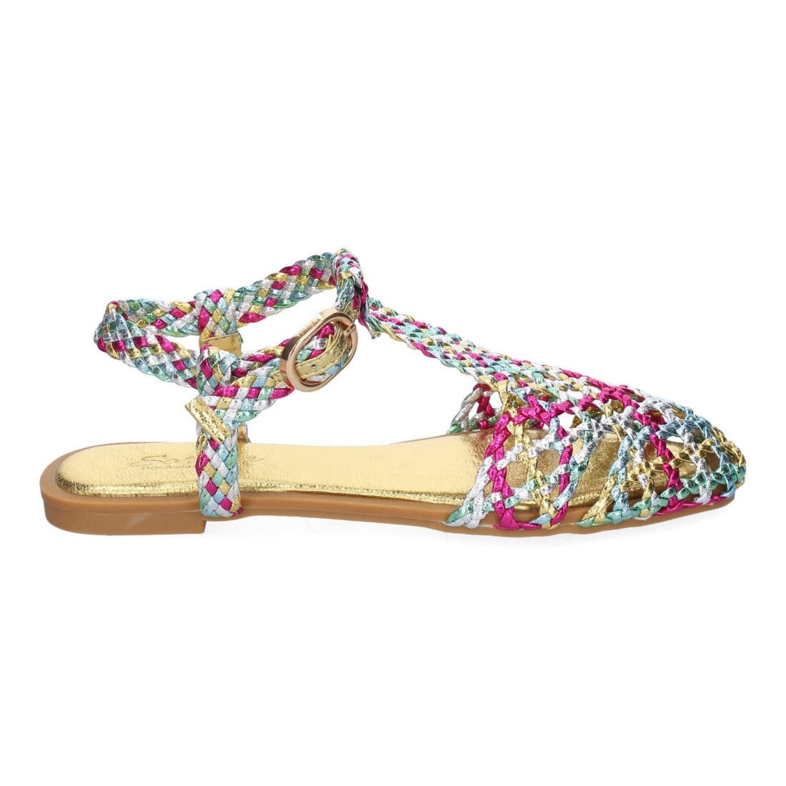 Sandalias Multicolor Trenzadas 2 Sandalias Multicolor Trenzadas - Imagen 2