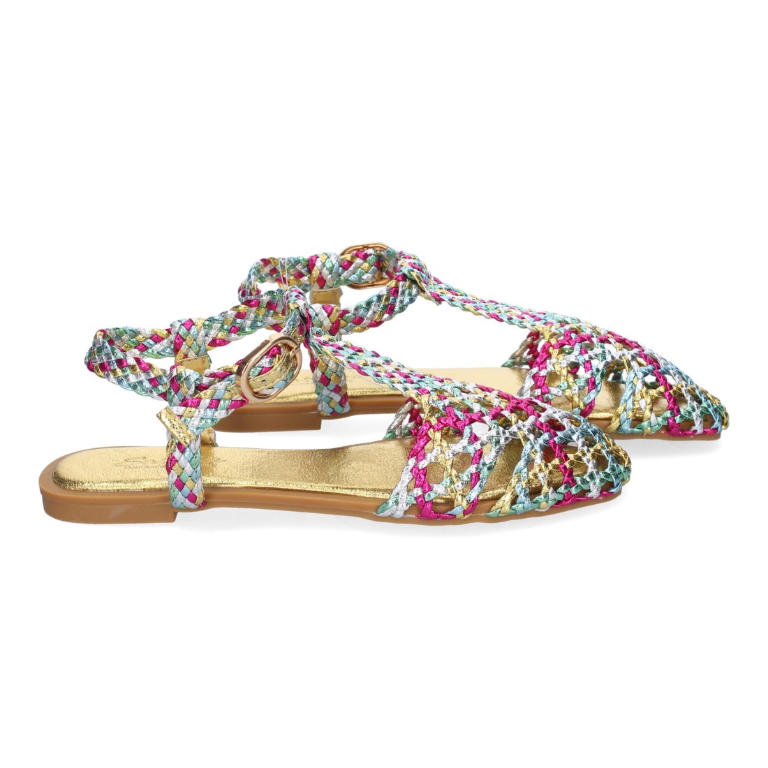 Sandalias Multicolor Trenzadas 5 Sandalias Multicolor Trenzadas - Imagen 5