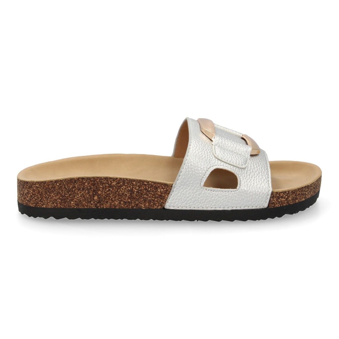 Sandalia Plana Bio Beige 2 Sandalia Plana Bio Beige - Imagen 2