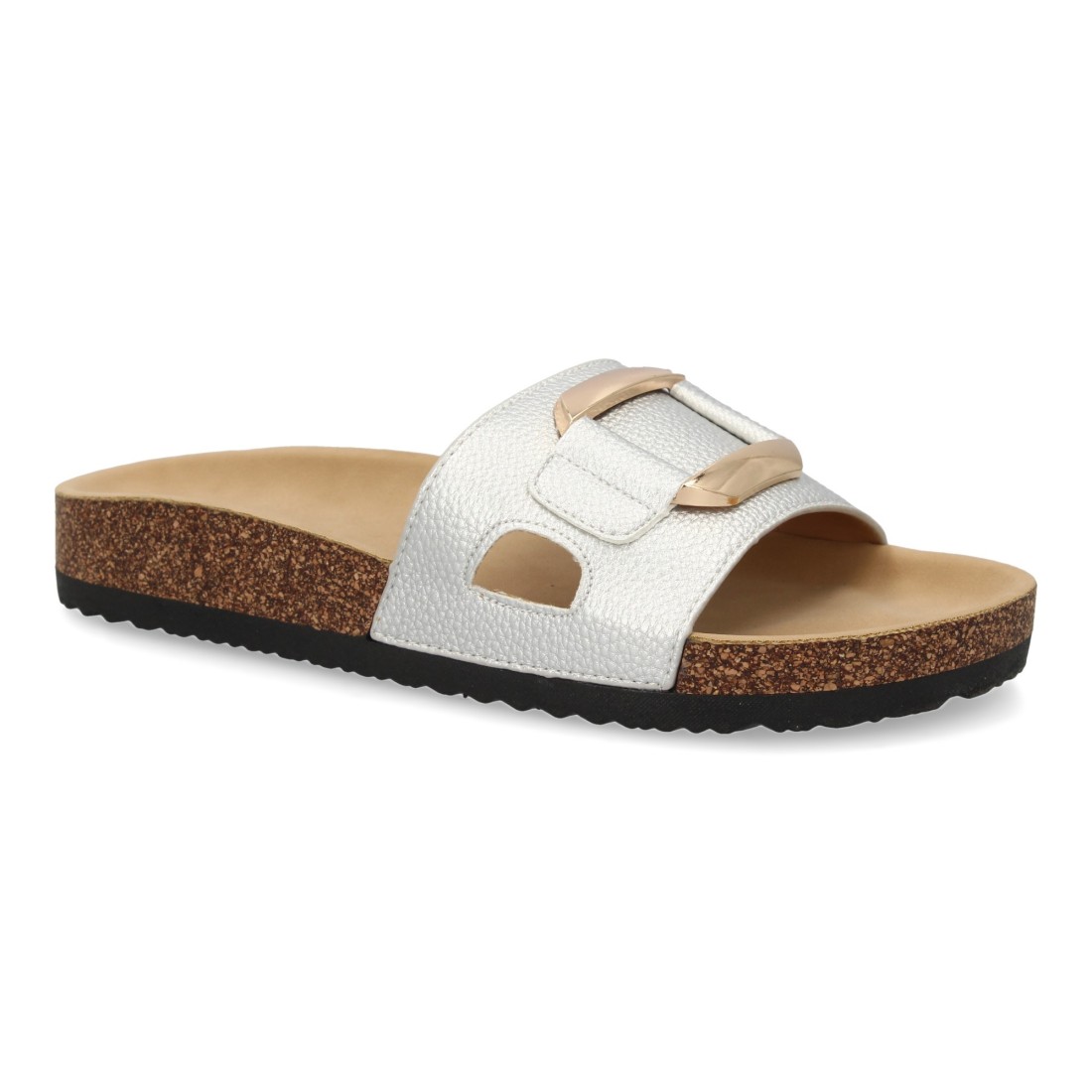 Sandalia Plana Bio Beige 3 Sandalia Plana Bio Beige - Imagen 3