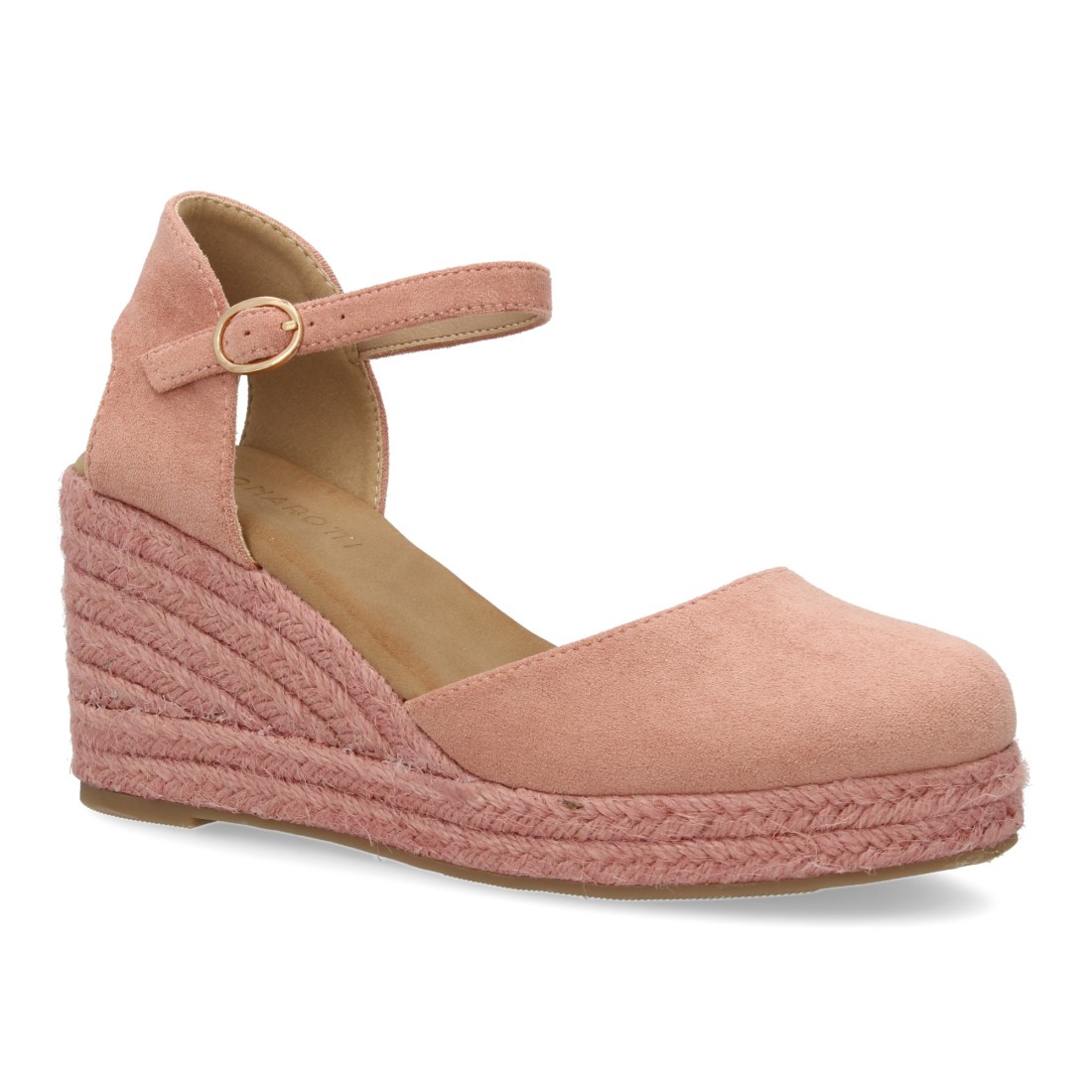 Esparteñas de Cuña con Yute a Juego Color Rosa Empolvado 3 Esparteñas de Cuña con Yute a Juego Color Rosa Empolvado - Imagen 3