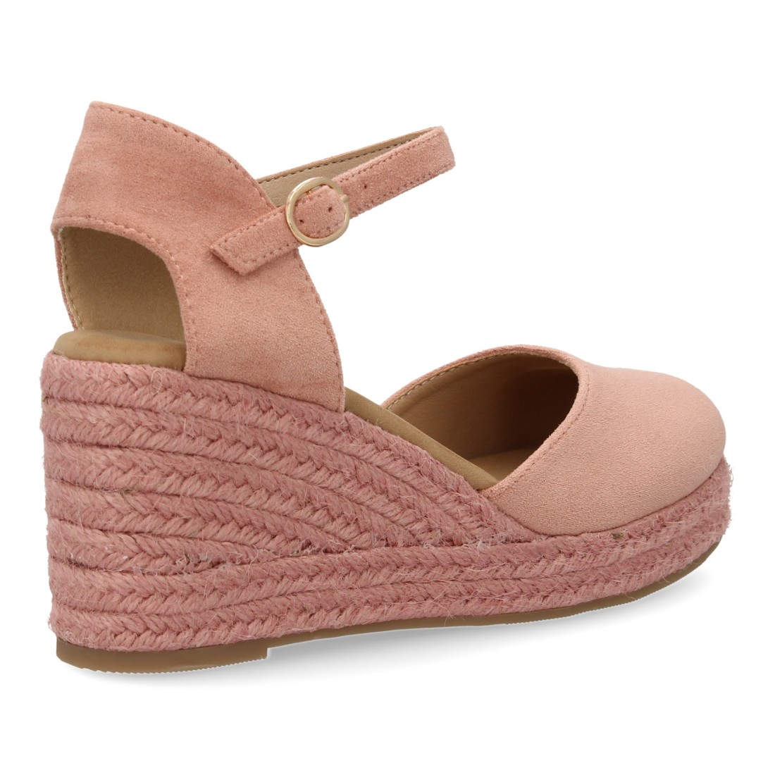 Esparteñas de Cuña con Yute a Juego Color Rosa Empolvado 4 Esparteñas de Cuña con Yute a Juego Color Rosa Empolvado - Imagen 4