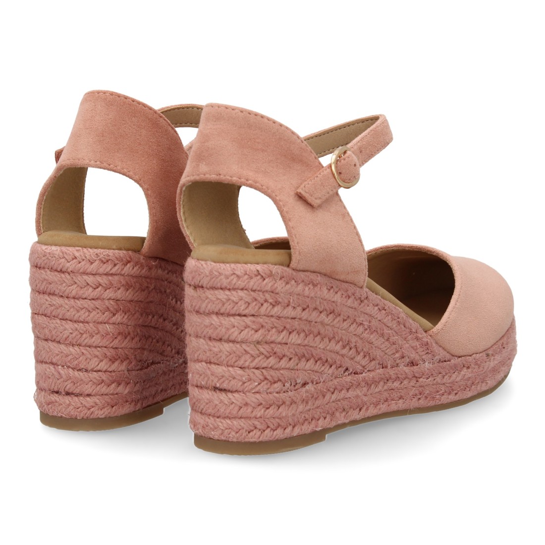 Esparteñas de Cuña con Yute a Juego Color Rosa Empolvado 5 Esparteñas de Cuña con Yute a Juego Color Rosa Empolvado - Imagen 5