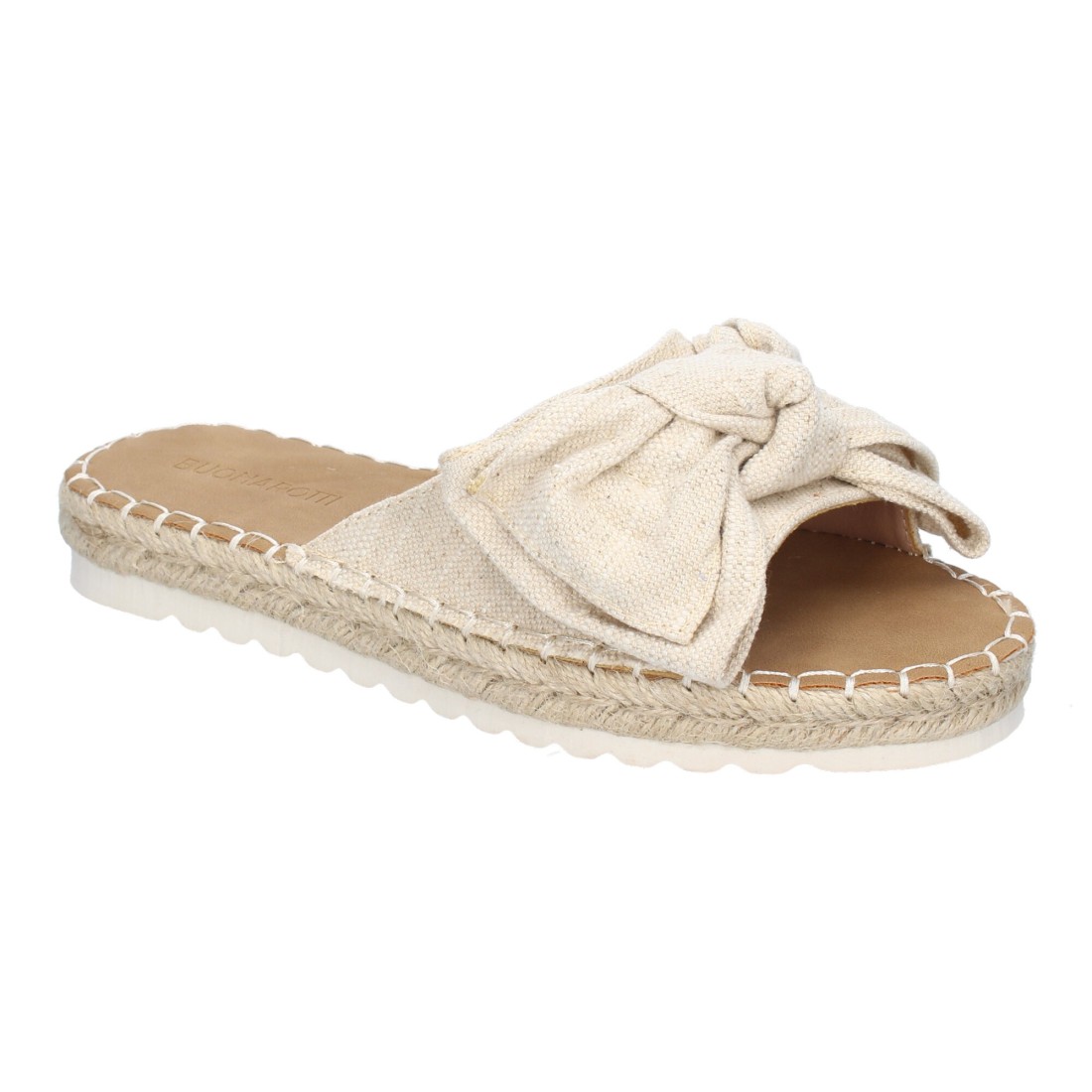 Palas Beige con Lazo y Plataforma de Yute 3 Palas Beige con Lazo y Plataforma de Yute - Imagen 3