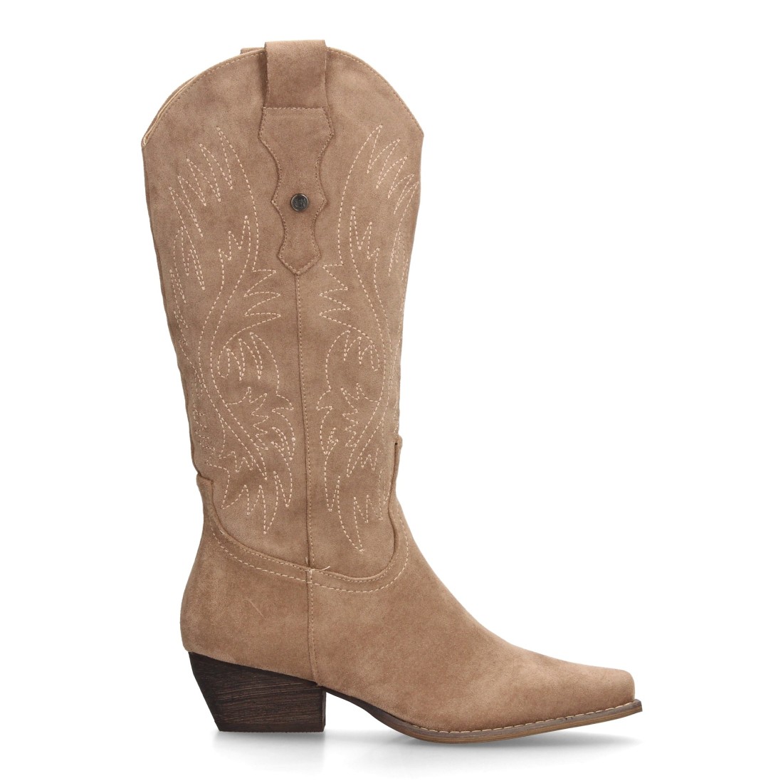 Botas Cowboy Camel Bordadas 2 Botas Cowboy Camel Bordadas - Imagen 2