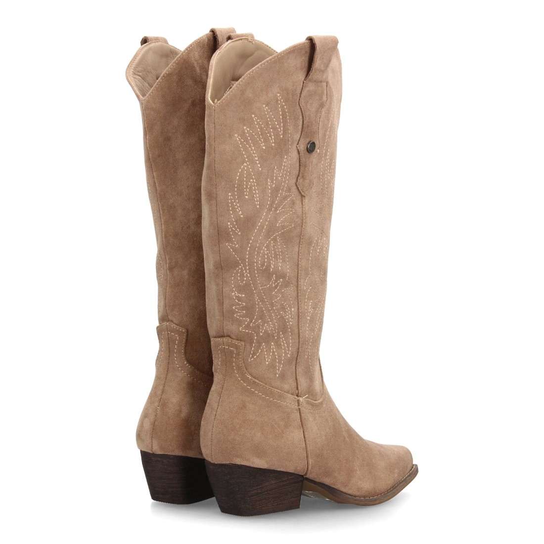 Botas Cowboy Camel Bordadas 5 Botas Cowboy Camel Bordadas - Imagen 5