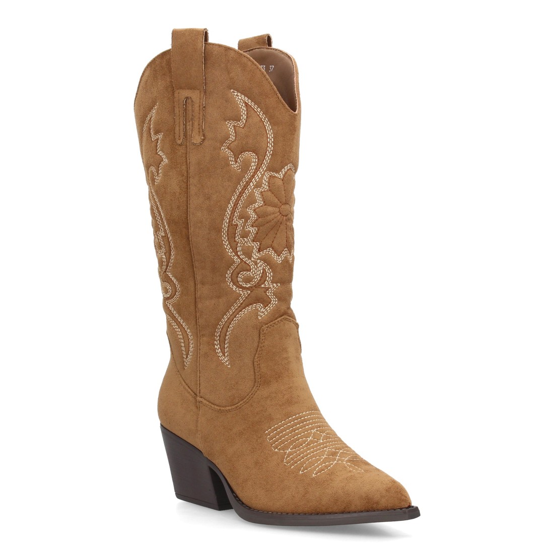 Bota Cowboy Camel Bordada 3 Bota Cowboy Camel Bordada - Imagen 3