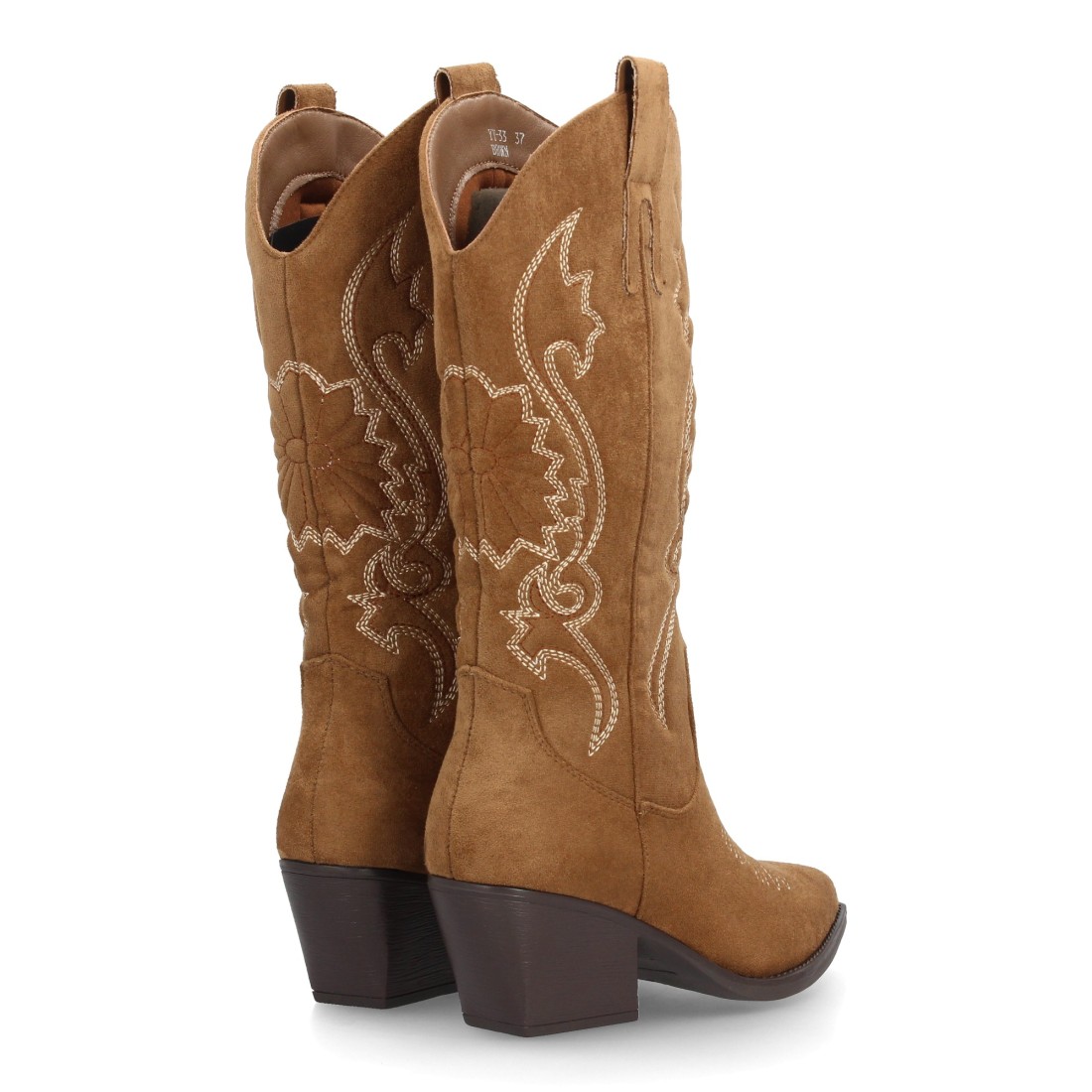 Bota Cowboy Camel Bordada 5 Bota Cowboy Camel Bordada - Imagen 5