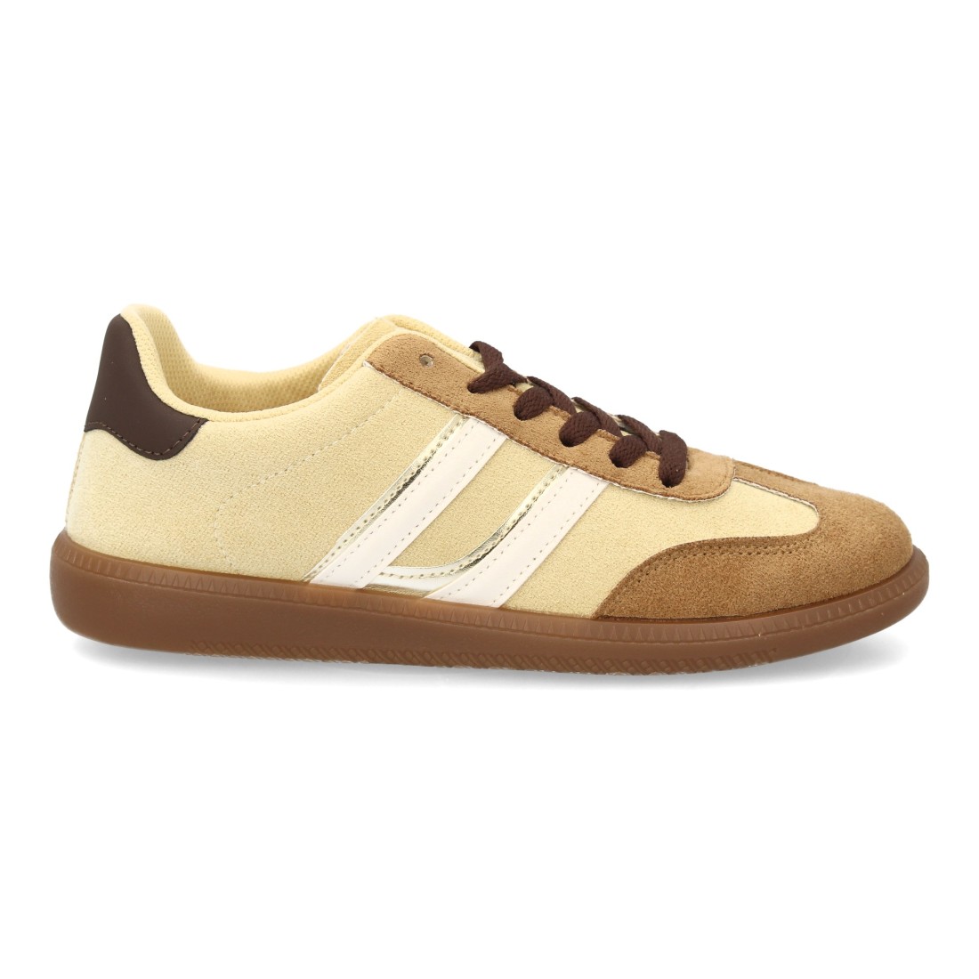 Zapatillas Retro Amarillo Vainilla y Camel 2 Zapatillas Retro Amarillo Vainilla y Camel - Imagen 2