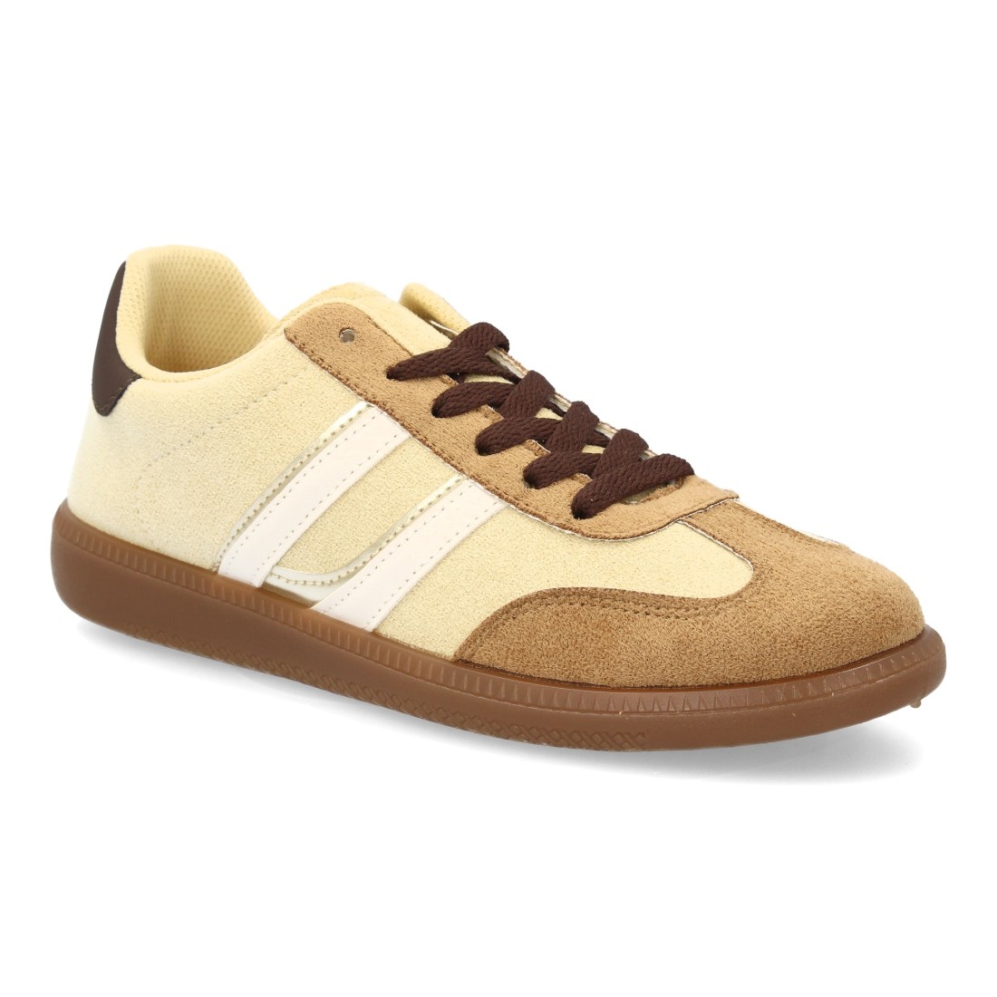 Zapatillas Retro Amarillo Vainilla y Camel 3 Zapatillas Retro Amarillo Vainilla y Camel - Imagen 3