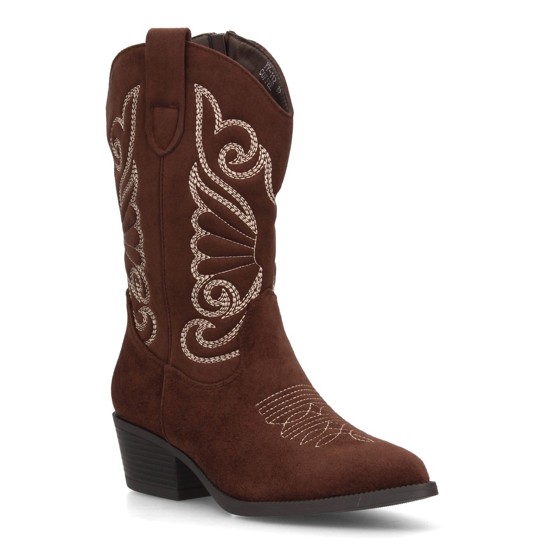 Botas Cowboy Chocolate Bordadas 3 Botas Cowboy Chocolate Bordadas - Imagen 3