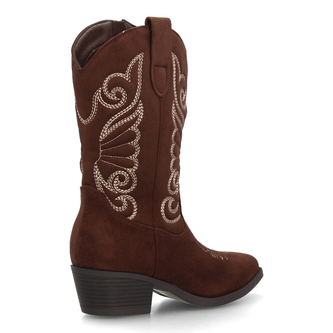 Botas Cowboy Chocolate Bordadas 4 Botas Cowboy Chocolate Bordadas - Imagen 4