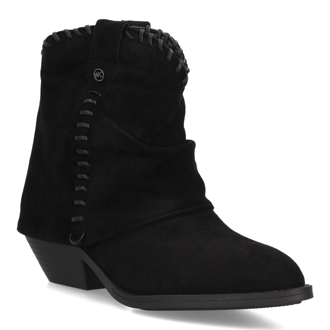 Botín Cowboy Negro Trenzado 3 Botín Cowboy Negro Trenzado - Imagen 3