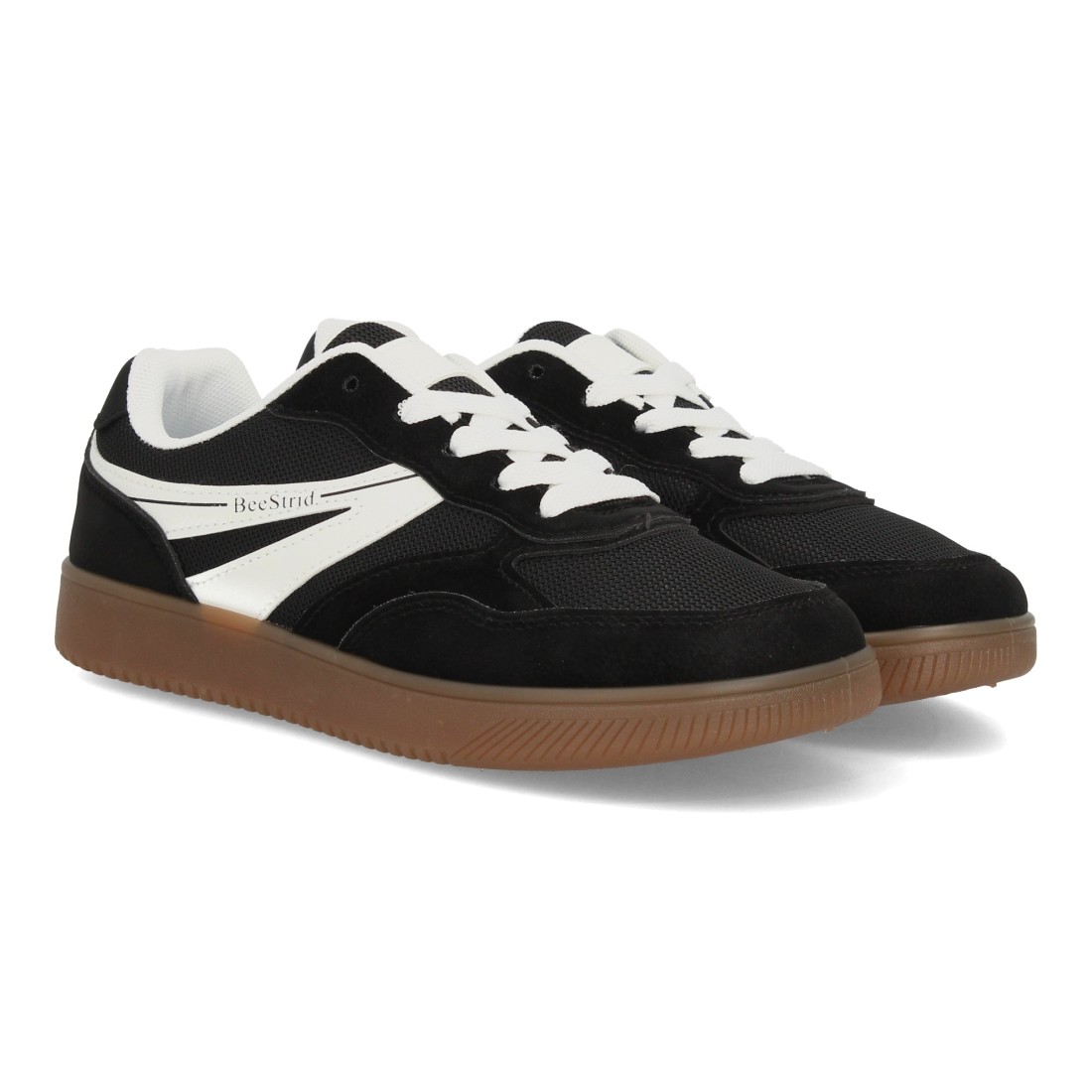 Zapatillas Urban Retro Negro y Blanco 1 Zapatillas Urban Retro Negro y Blanco