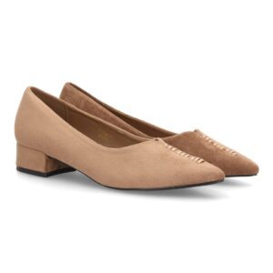 Zapato Salón Kaki Trenzado