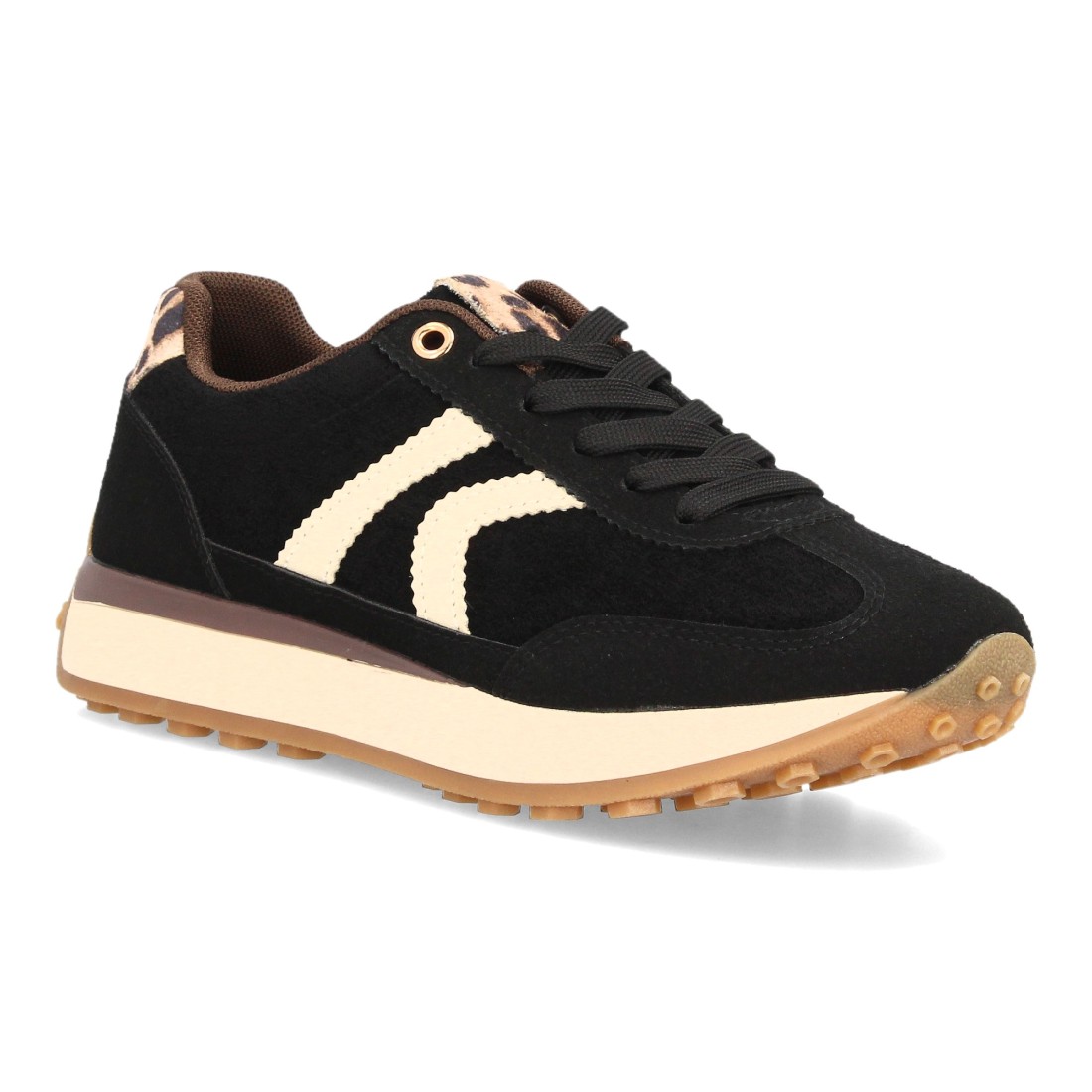 Zapatillas Retro Negro y Leopardo 3 Zapatillas Retro Negro y Leopardo - Imagen 3