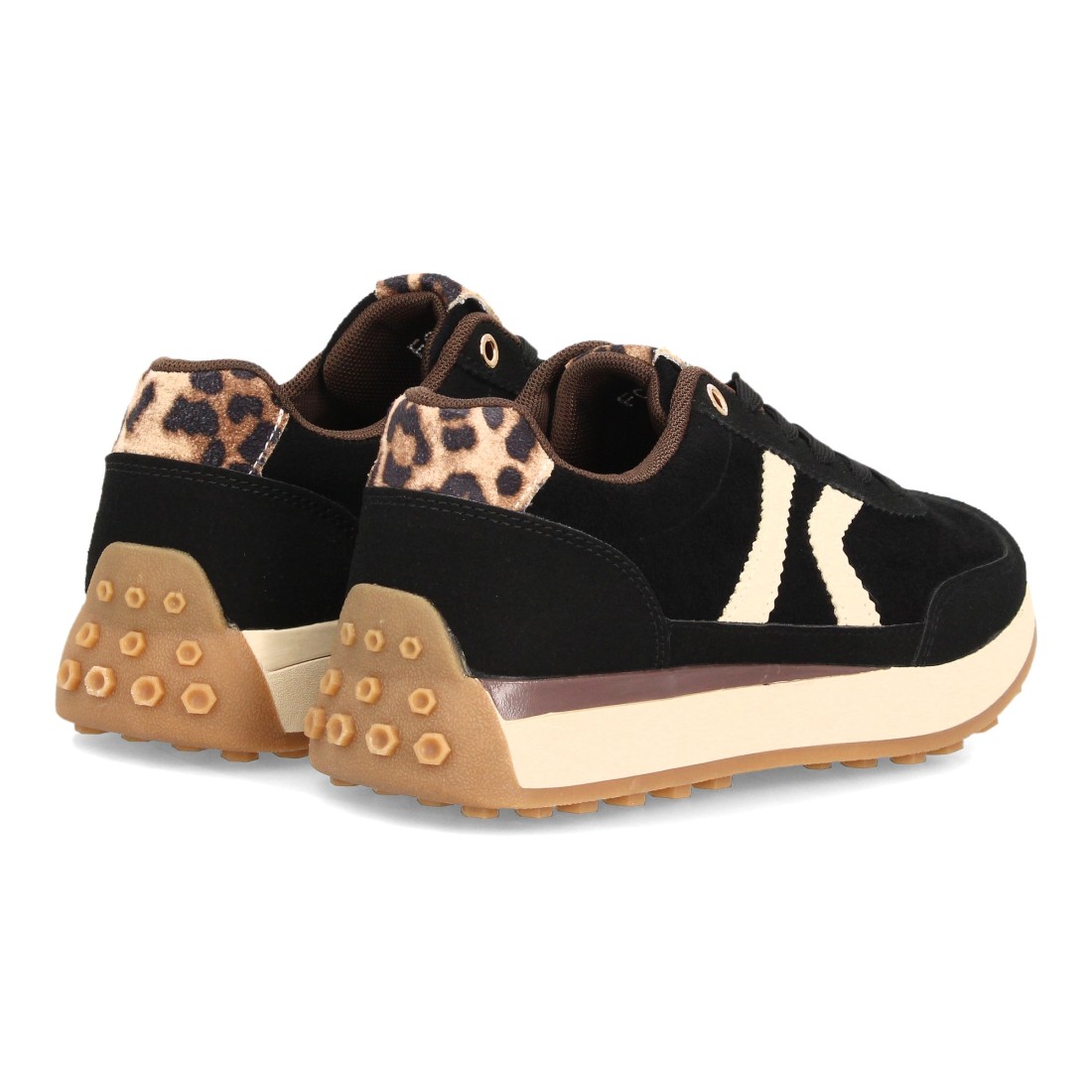 Zapatillas Retro Negro y Leopardo 5 Zapatillas Retro Negro y Leopardo - Imagen 5