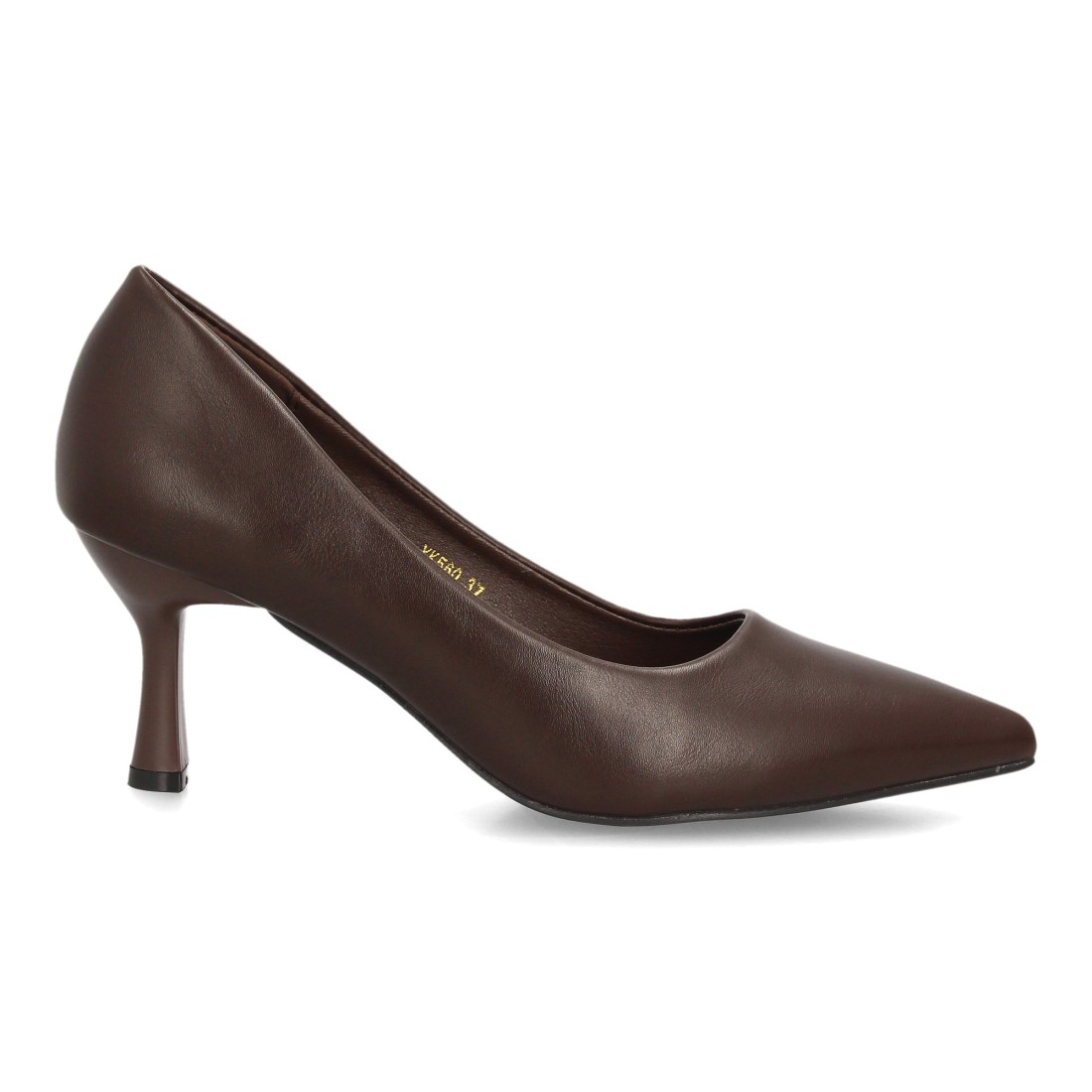 Zapatos Salón Marrón Chocolate 2 Zapatos Salón Marrón Chocolate - Imagen 2