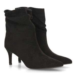 Botines Negros de Antelina con Tacón Fino