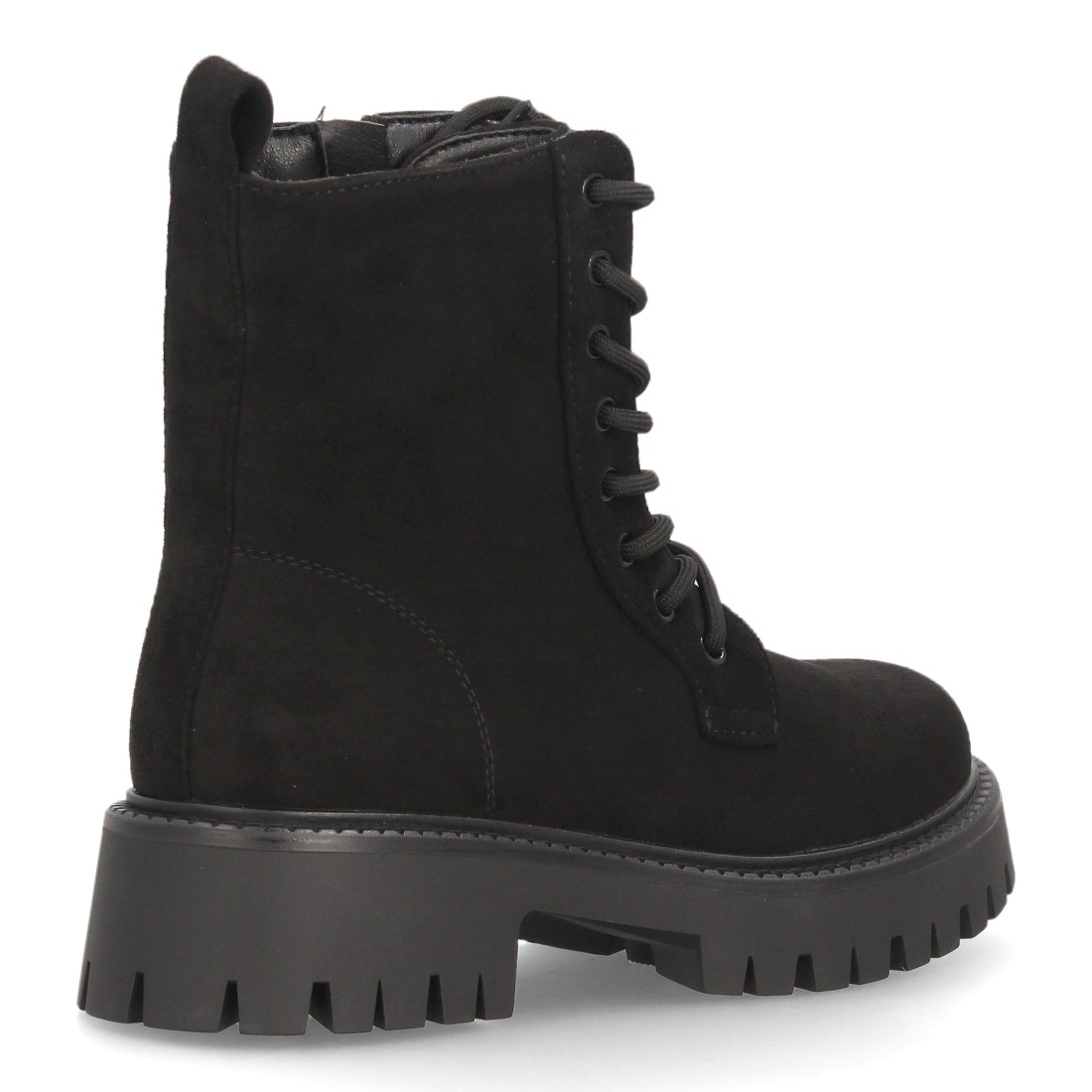 Botas Militares Negras con Plataforma Track 4 Botas Militares Negras con Plataforma Track - Imagen 4