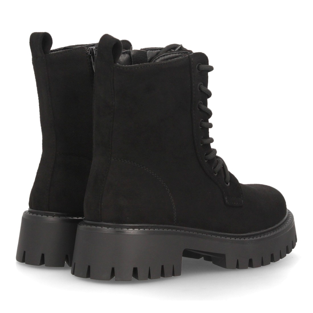 Botas Militares Negras con Plataforma Track 5 Botas Militares Negras con Plataforma Track - Imagen 5